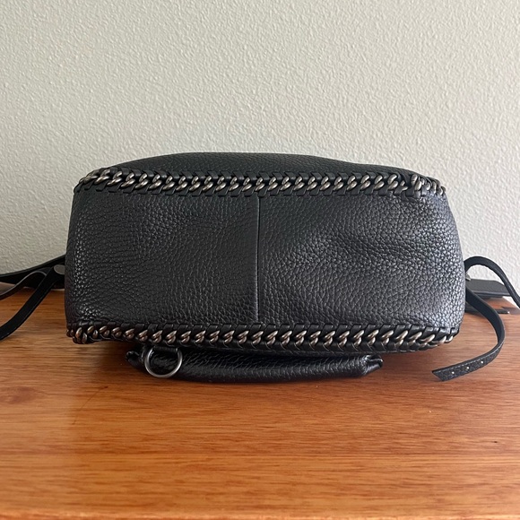 Coach Dakota Whipstitch Black Leather Bag with Charm Set - Picture 5 of 16